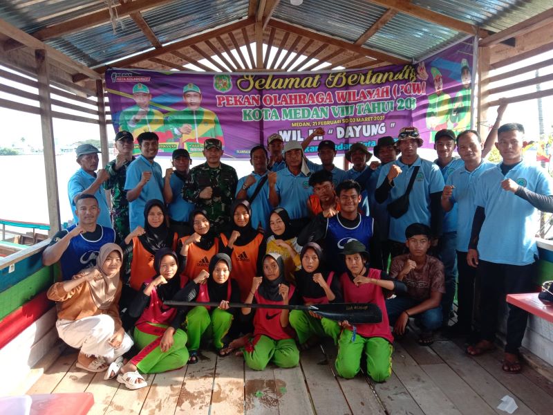 Medan Belawan Juara Umum Cabor Dayung Porwil Medan VIII 2023