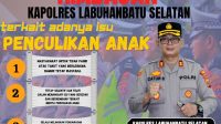 Terkait Maraknya Isu Penculikan Anak, Kapolres Labuhanbatu Selatan Minta Warga Agar Tidak Panik Terkait Maraknya Isu Penculikan Anak, Kapolres Labuhanbatu Selatan Minta Warga Agar Tidak Panik