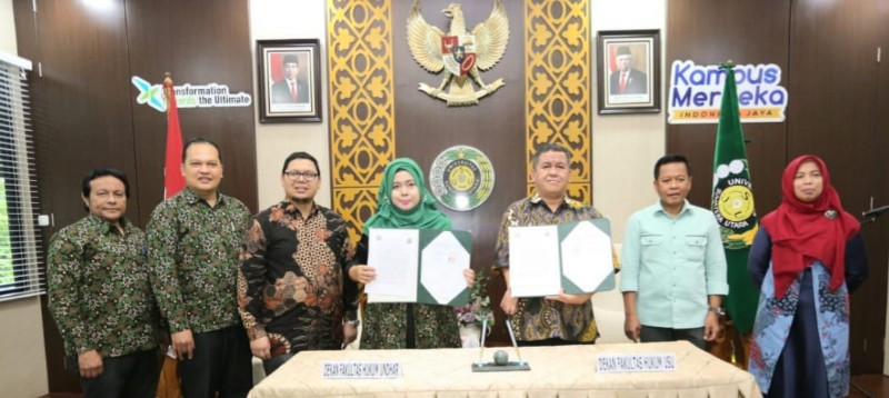 Universitas Dharmawangsa dan USU Tandatangani Naskah Kerja Sama 