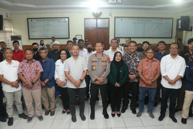 Wakapolda Sumut Hadiri Peluncuran Kirab Pemilu 2024