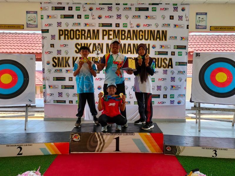 Wakili Indonesia, Atlet Panahan Tebing Tinggi Meraih Juara Umum di Malaysia