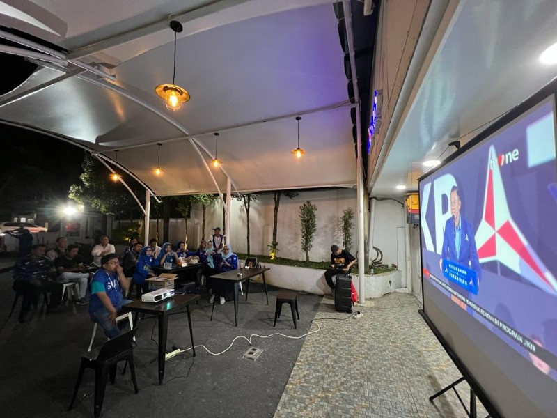 Nobar Pidato Ketum AHY di Demokrat Sumut, AHY Inflasi Lampaui Ambang Batas, Harga Beras Melambung