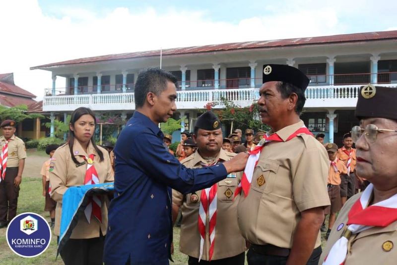 Wakil Bupati Karo Lantik Majelis Depan Kwartir Barusjahe