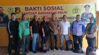 Bareskrim Polri dan Gemabudhi Sumut Bagi Sembako kepada Wartawan