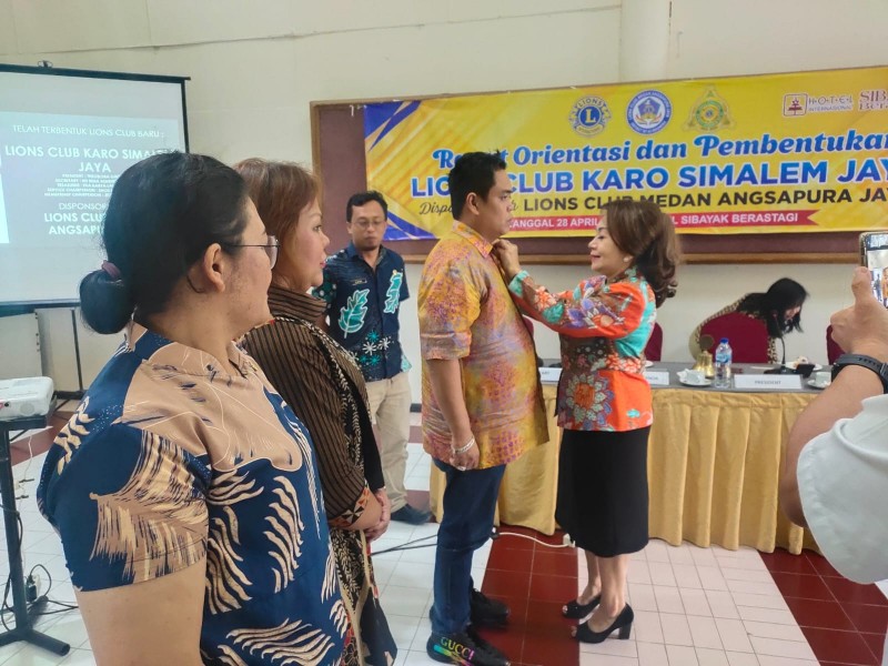 Lions Club Karo Simalem Jaya Rapat Orientasi dan Pembentukan di Sibayak Hotel