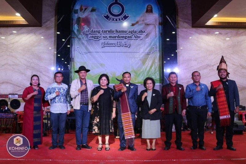Bupati Karo Hadiri Festival Seni Dan Budaya Pembangunan Gereja HKBP Kabanjahe