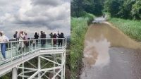 Jembatan Kaca Sky Hill Gundaling Ramai, Infrastruktur Jalan Hancur !!