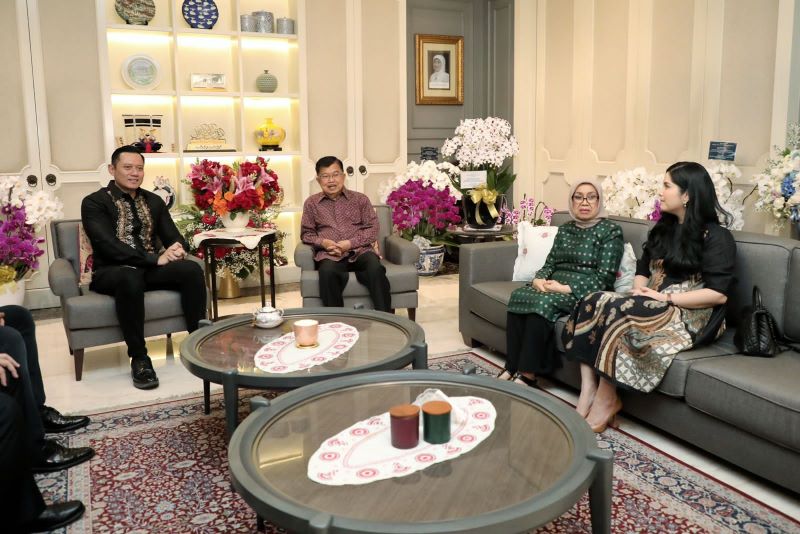 Silaturahmi ke JK, AHY: Kami Perlu Pandangan Beliau Sebagai Tokoh Bangsa dan Negarawan