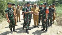 Tim Wasev Mabesad Tinjau Sasaran TMMD 116 Kodim 0204 Deliserdang