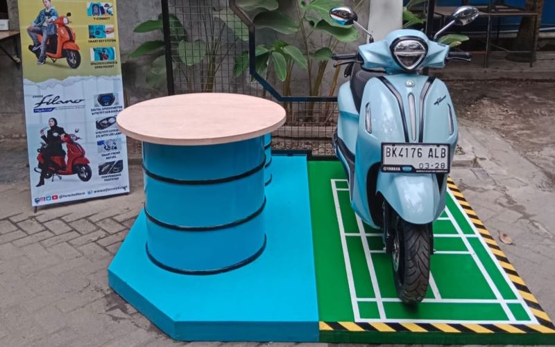 Yamaha Filano Temani Pengunjung Hangout di Cafe Abah Awak Tanjung Morawa