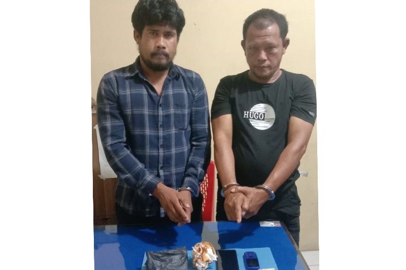 Dua Orang Pengedar Sabu Berhasil di Tangkap Polres Tanjung Balai