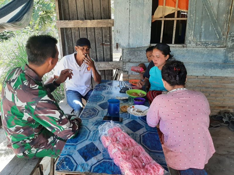 Jelang Akhir TMMD, Satgas Kodim Deliserdang Kian Aktif Lakukan Komsos