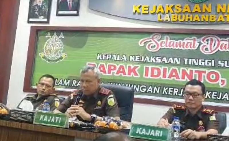 Kunker Ke Kejari Labuhanbatu, Kajati Sumut Resmikan Gedung Barang Bukti dan PTSP serta Ajak Jajaran Selalu Berinovasi