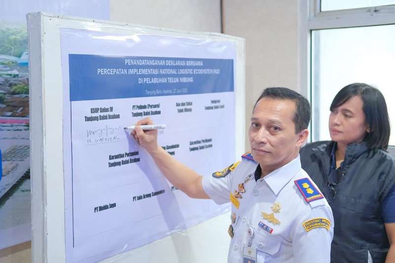 Pelindo TBA Dukung Percepatan Pengimplementasian Program NLE sebagai Aksi Kepelabuhanan Stranas PK 2023