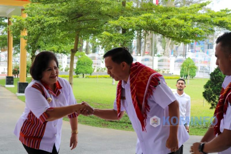 Bupati Karo Buka Acara Karang Taruna Festival In Culture Tari Lima Serangke 2023