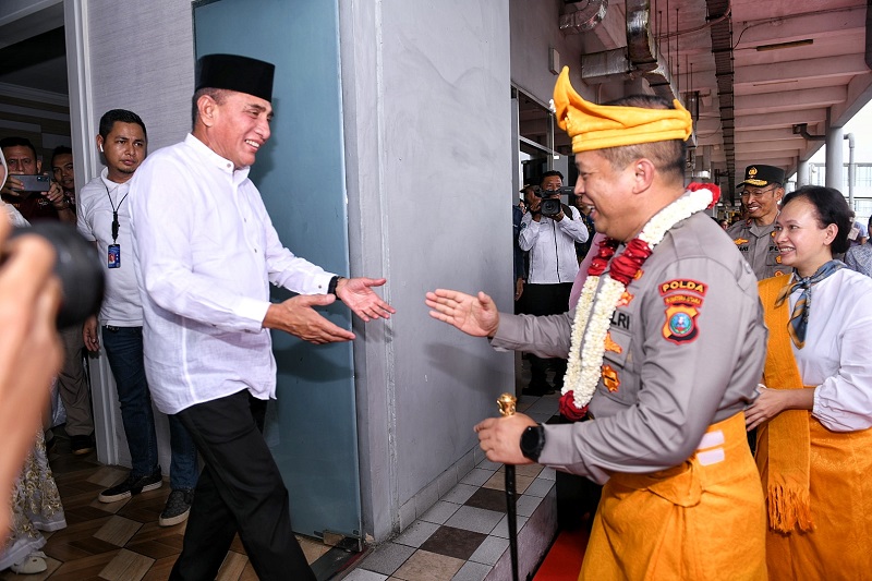 Sambut Kapolda Baru Sumut, Edy Rahmayadi Harap Sinergitas Forkopimda Semakin Meningkat