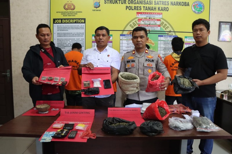 Tindak Lanjuti Arahan Kapolres, Satresnarkoba Ungkap Lima Kasus Penyalahgunaan Narkoba