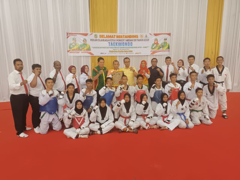 104 Taekwondoin Bersaing di Porkot XIII Medan