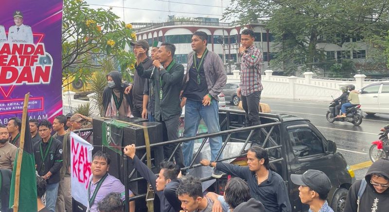 HMI Cabang Medan Ungkap Ketua DPRD Kota Medan Tidak Berani Dengan "Lampu Pocong" Boby Nasution