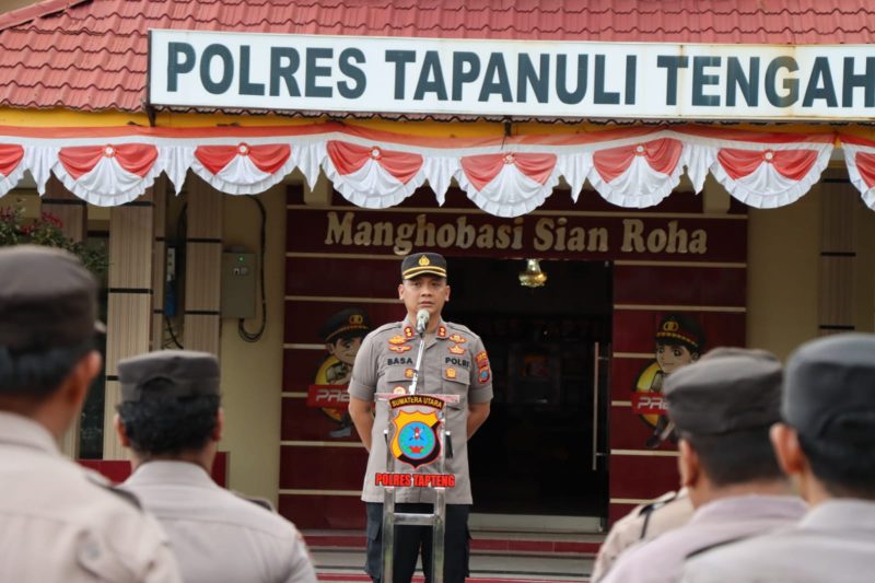 30 Orang Personil Polres Tapteng Berangkat ke Madina Untuk Pengamanan