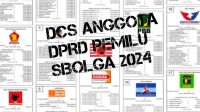 KPU Sibolga Umumkan DCS Anggota DPRD Kota Sibolga Pemilu 2024