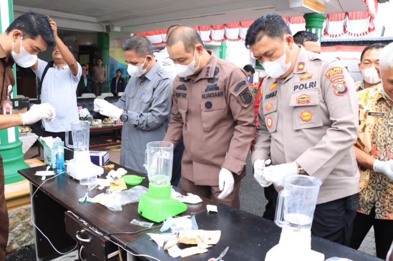 Kajari Binjai Dan Polres Binjai Musnahkan Barang Bukti Hasil Pidum dari 59 Perkara