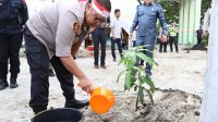Peduli Lingkungan, Polres Tanjung Balai Tanam 1500 Pohon