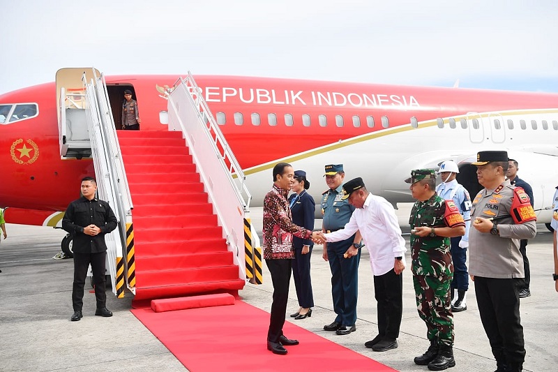 Sambut Presiden Jokowi di Bandara Kualanamu, Gubernur Edy Rahmayadi Sebut Sumut Spesial