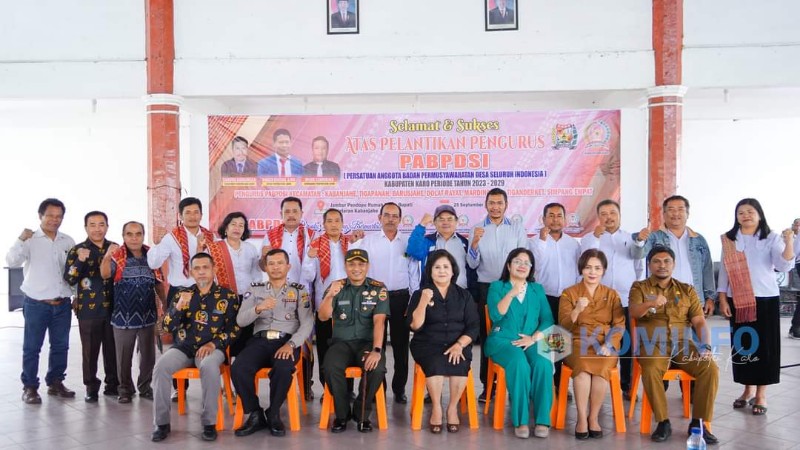 Bupati Karo Bersama Dandim 0205 Hadiri Pelantikan PABPDSI Karo