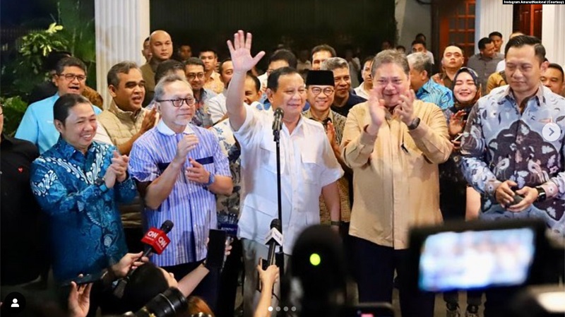 Koalisi Indonesia Maju Resmi Calonkan Gibran Jadi Cawapres Prabowo