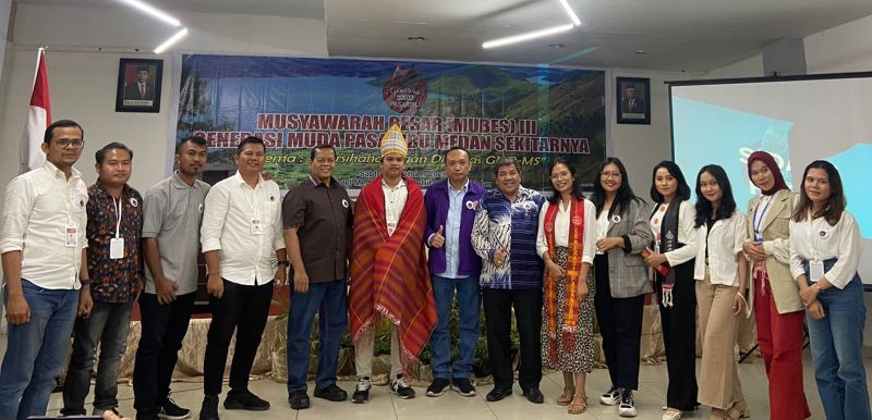 Mubes III Sukses, Freidi Nomberi Pimpin Generasi Muda Pasaribu Medan Sekitarnya
