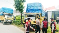 Polres Nias Selatan Lakukan Pengamanan Ketat Logistik di Pelabuhan Hingga di KPU