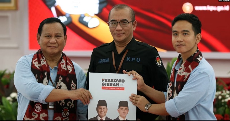 Prabowo-Gibran Resmi Daftar ke KPU