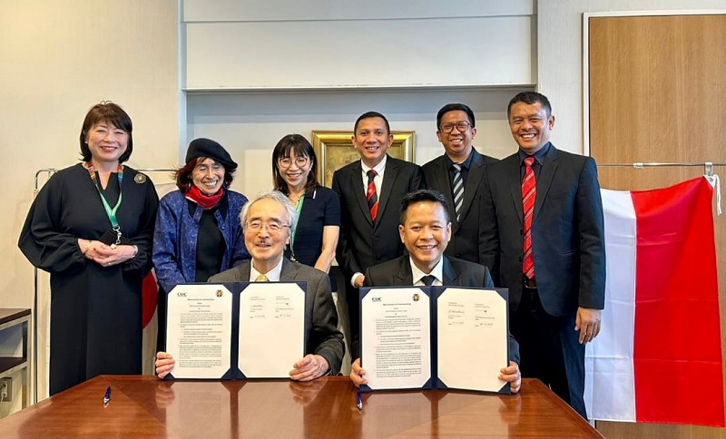 Tingkatkan Riset Internasional, USU- Chiba University of Commerce Jepang Teken MoU