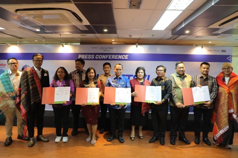 Bupati Karo Bersama Kadis Pariwisata Siap Dukung Penyelenggaraan Event Aquabike Danau Toba 2023