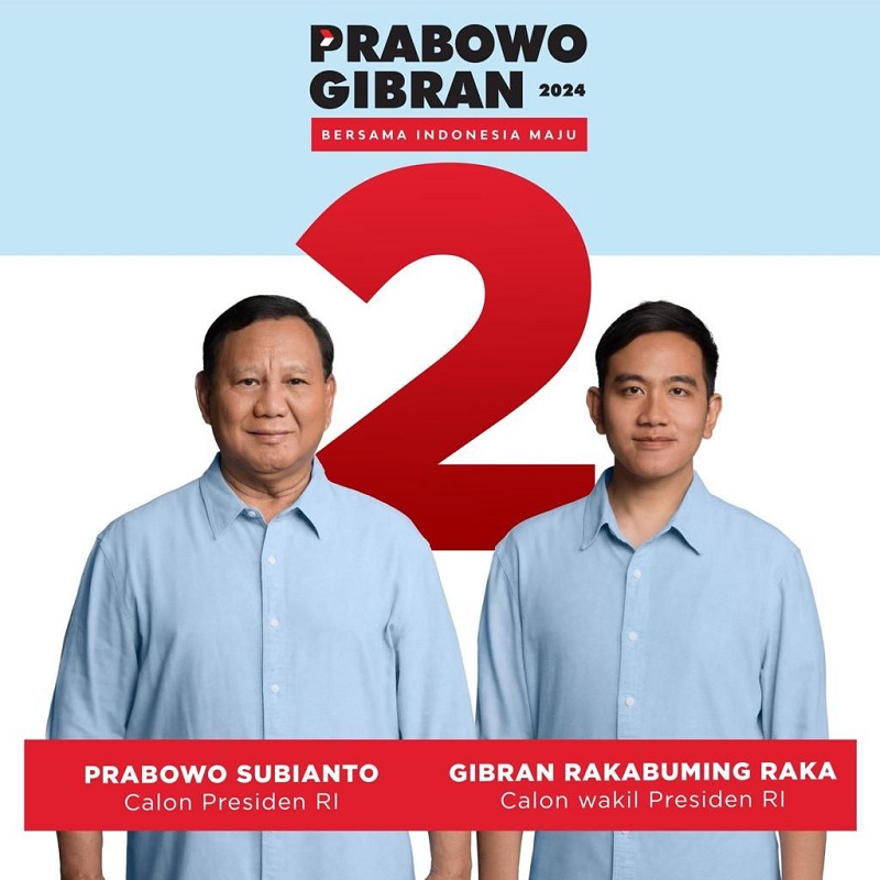 Pasangan Prabowo - Gibran Nomor Urut 2, Ketua Persaudaraan 98 Sumut: Salam Dua Jari Melambangkan V atau Victory
