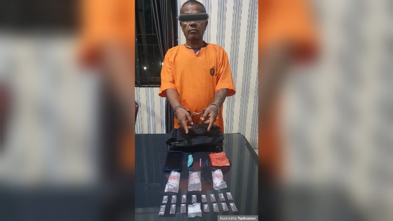 Bandar Sabu Dicokok, Satnarkoba Polres Karo di Bintang Meriah