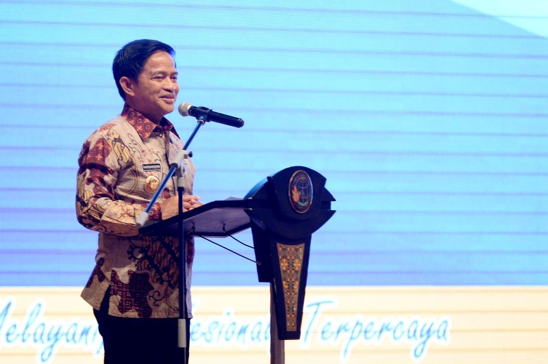 Di Hadapan Menteri ATR/BPN, Pj Gubernur Sumut Sampaikan Komitmen Pemprov Percepat Reforma Agraria