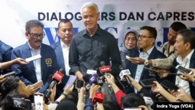 Ganjar Sebut Pers Sedang Tidak Baik-Baik Saja