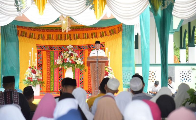 Pj. Bupati Tapteng Hadiri Peresmian Masjid Al Musannif Syariful Hasanah