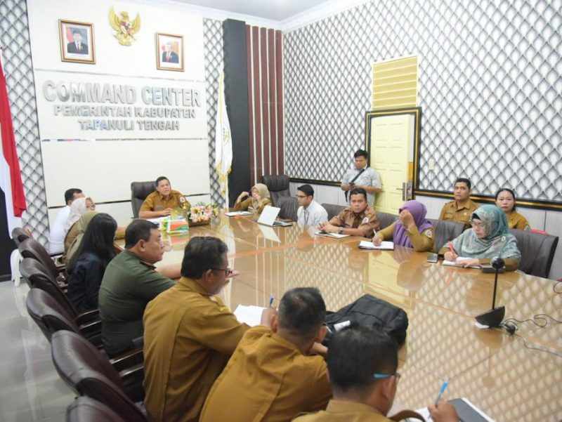 Pemkab Tapteng Ikuti Rakor TPID, Soroti Kenaikan Harga Komoditas di Pasar