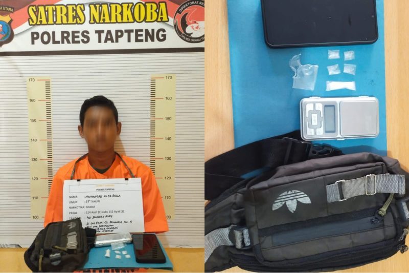 Transaksi Sabu-sabu Dipinggir Jalan, Supir Pengangkut Barang Ini Diciduk Polisi