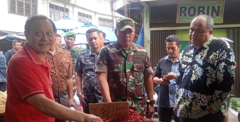 Kodim 0203 Langkat "Serang" Pasar Tapiv Binjai