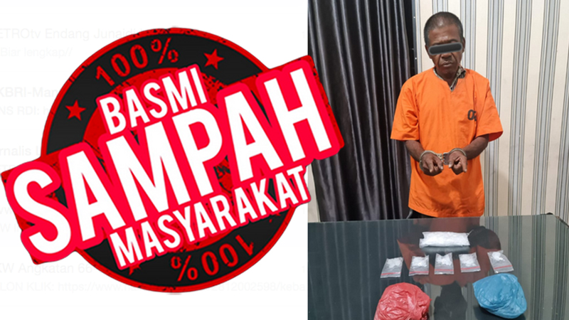 Polres Karo Tangkap Pengedar Sabu di Pekuburan Umum