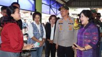 Kapolres Bersama Bupati Karo Patroli Ke TPS Memantau Pelaksanaan Pemilu
