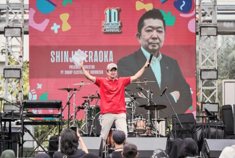Rayakan 10 Tahun Pendirian Pabrik, Sharp Gelar Pesta Rakyat