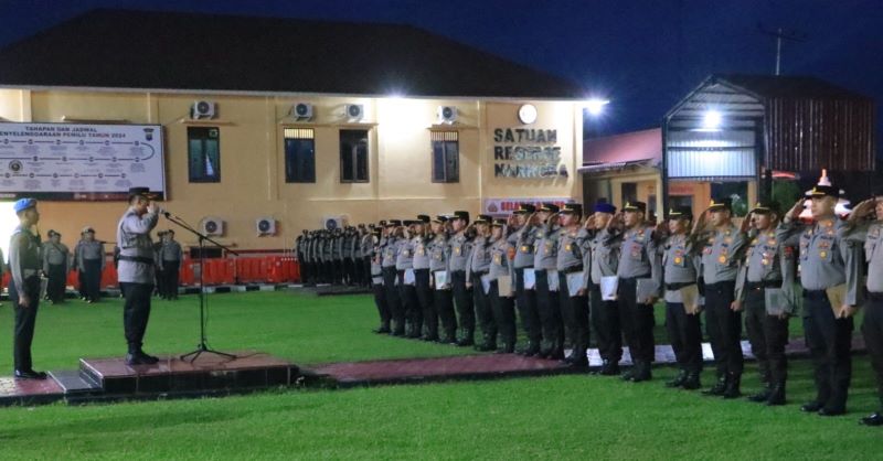 Polres Labuhanbatu Siagakan 368 Personil untuk Pengamanan Pemilu