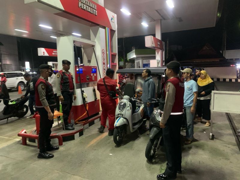 Cegah Kecurangan di SPBU, Polres Sibolga Sambangi SPBU di Wilayah Sibolga