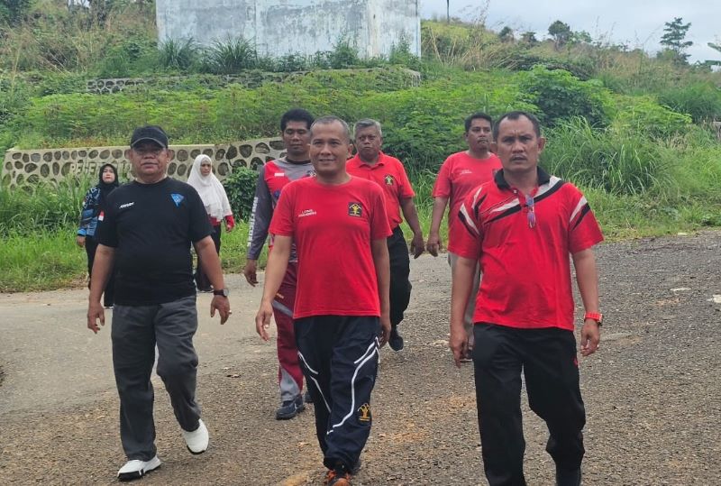 Sambut Ramadan, Kalapas Padangsidimpuan Ajak Jajaranya Jalan Santai