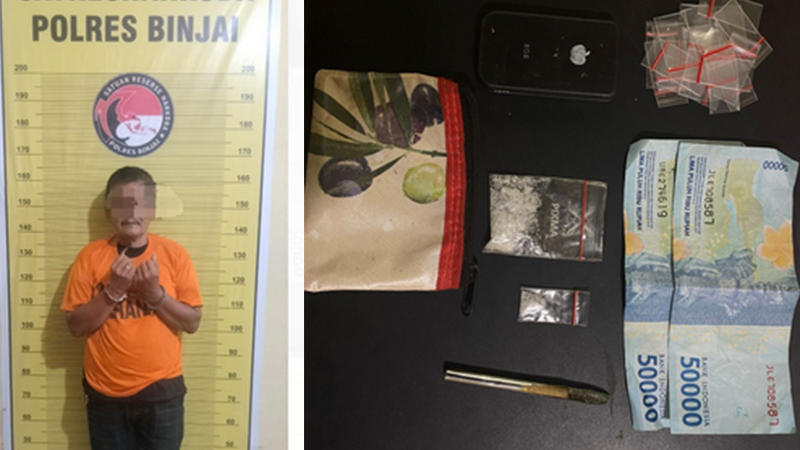 Polres Binjai Ringkus Kakek 66 Tahun Karena Jual Sabu